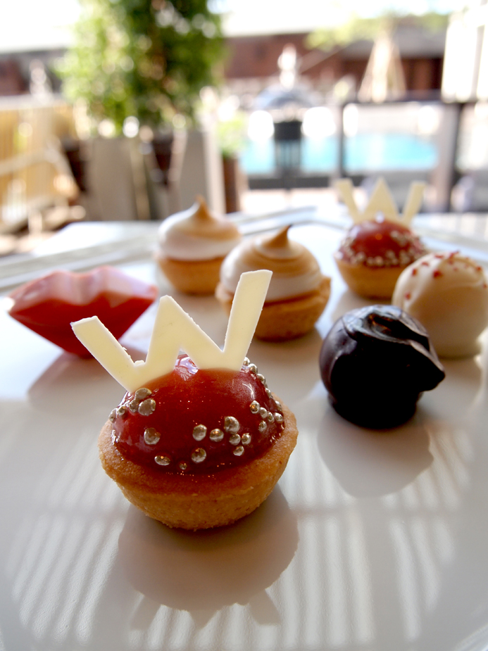 台北W飯店首度推出的下午茶以「時尚」和「奢華」為主